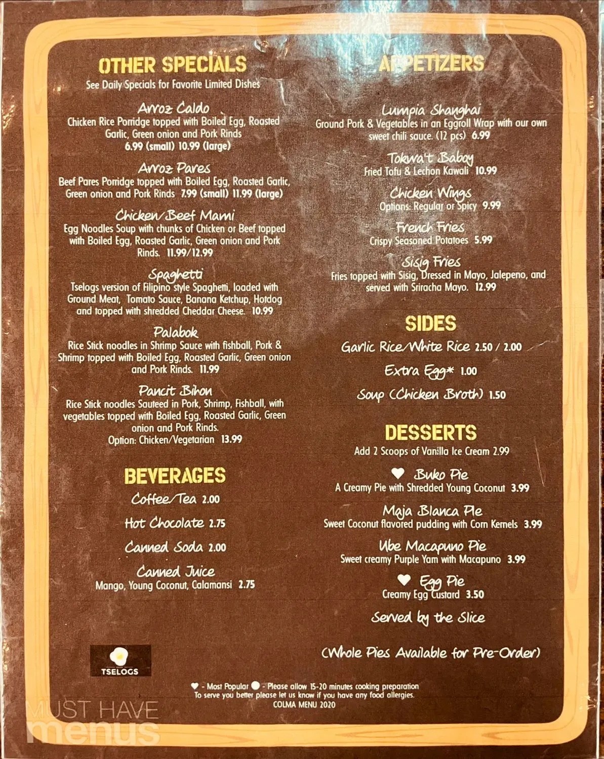 Menu 4