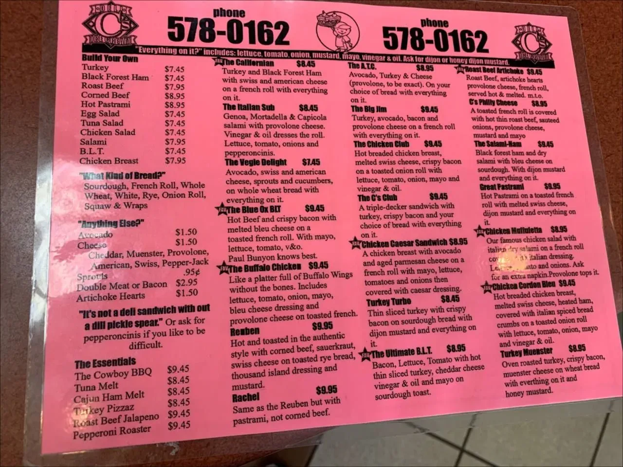 Menu 2