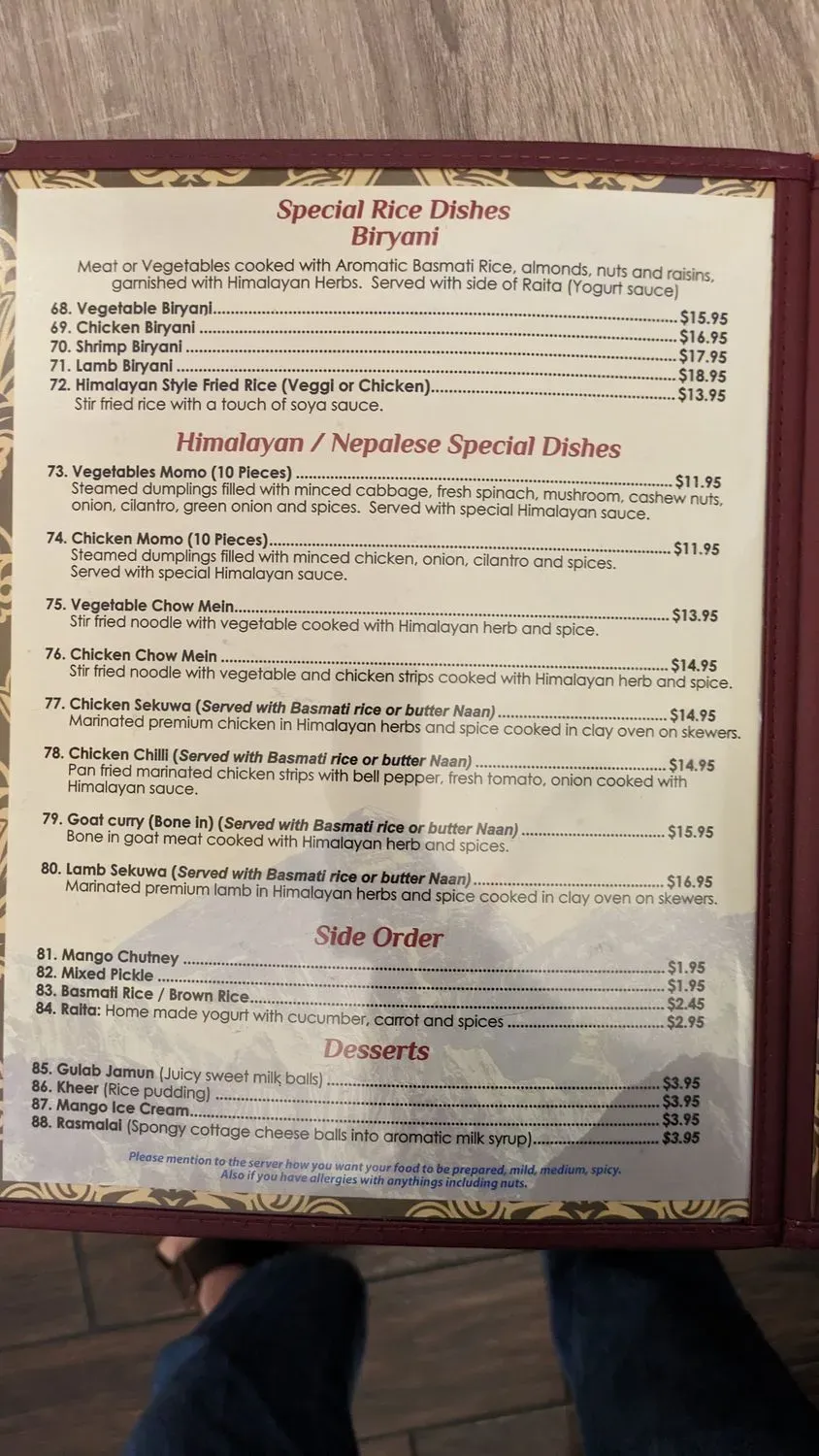 Menu 4