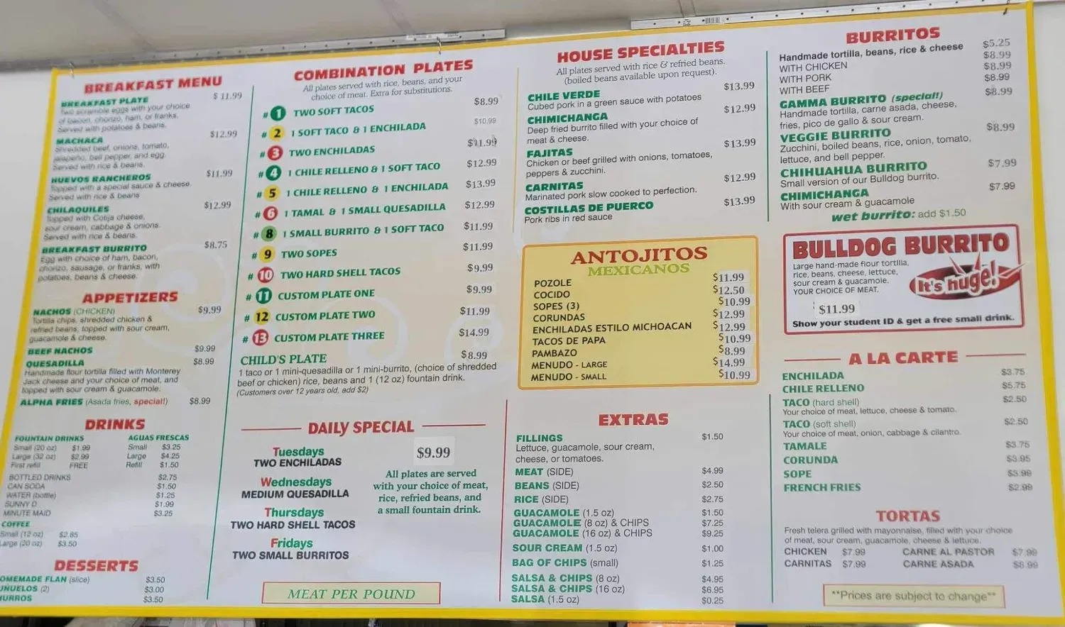 Menu 3