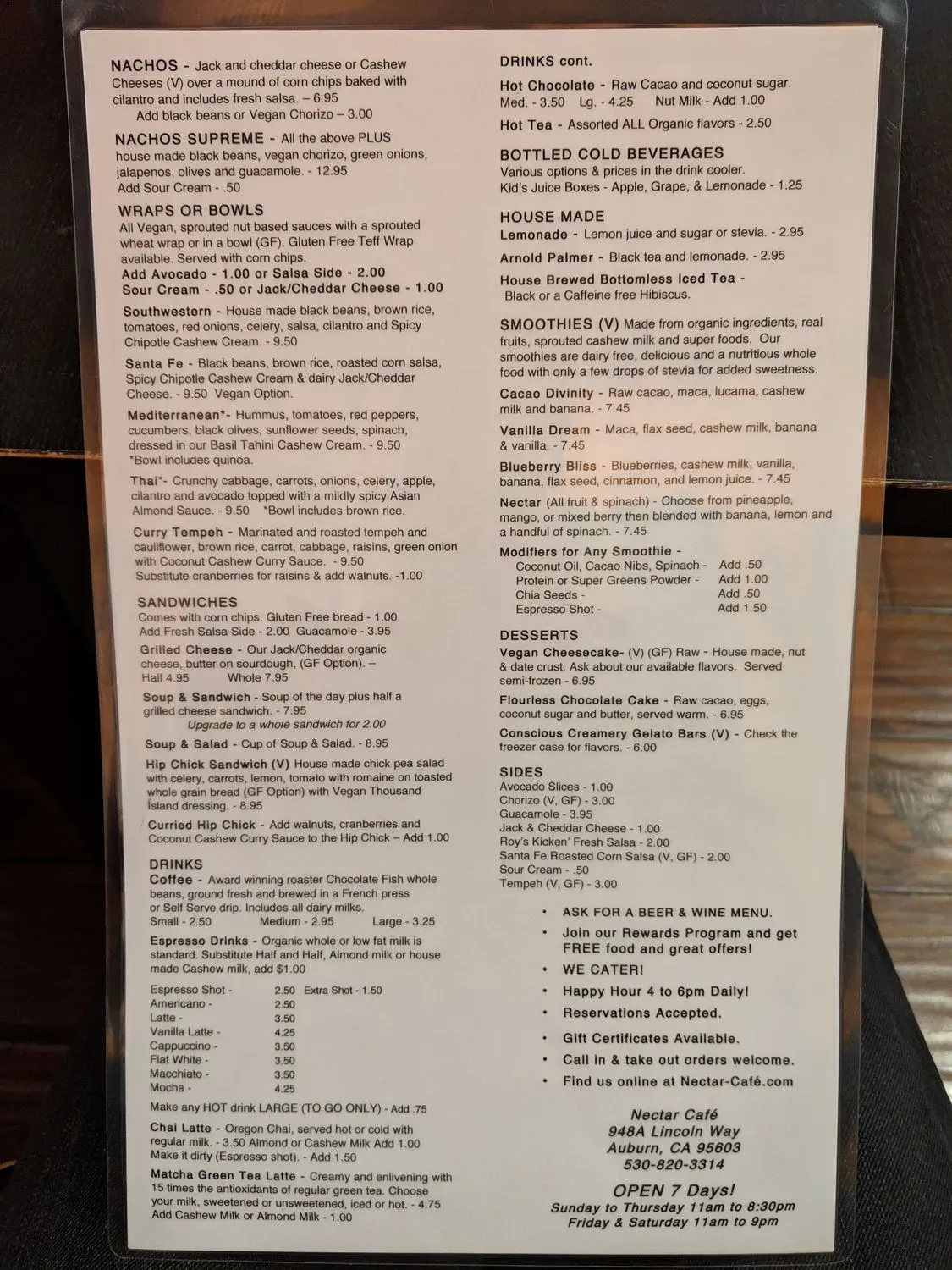 Menu 6