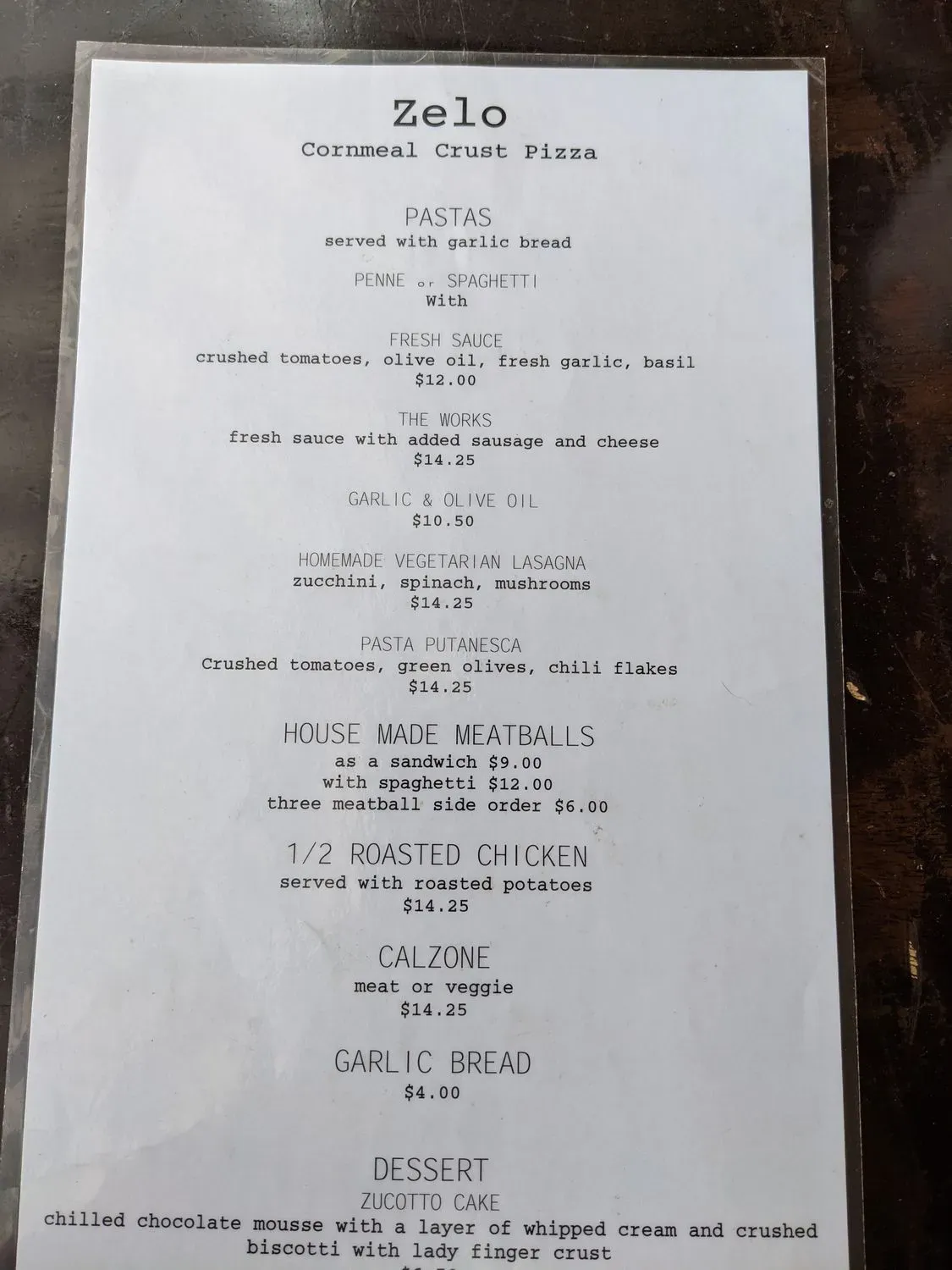 Menu 5