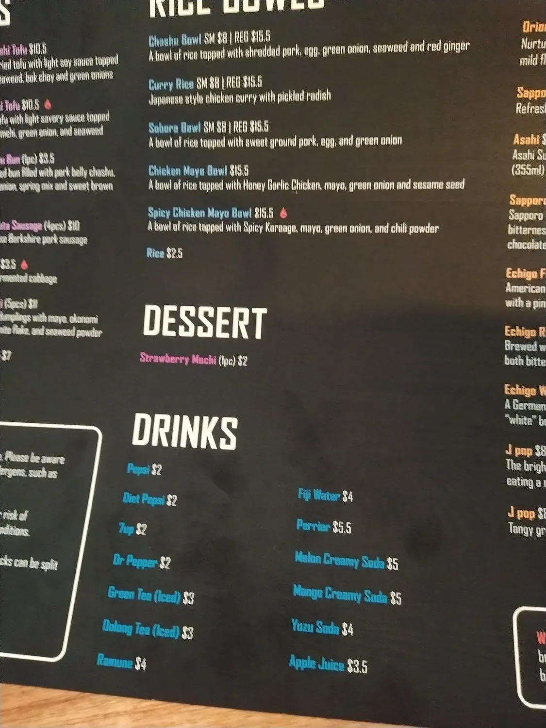 Menu 6