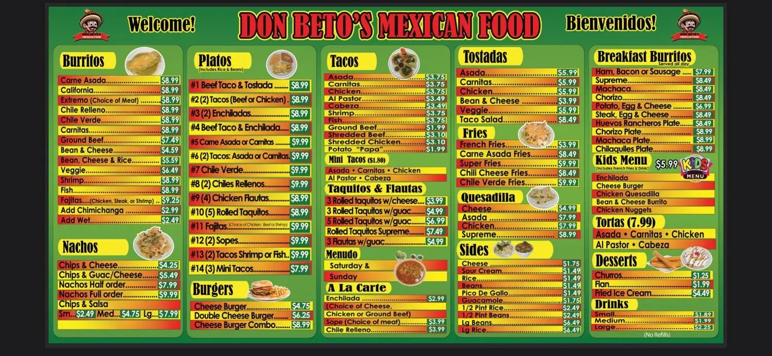 Menu 5