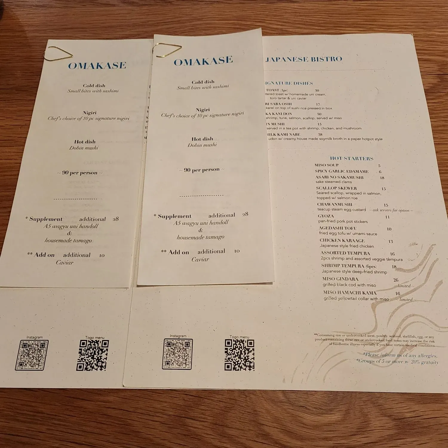 Menu 2