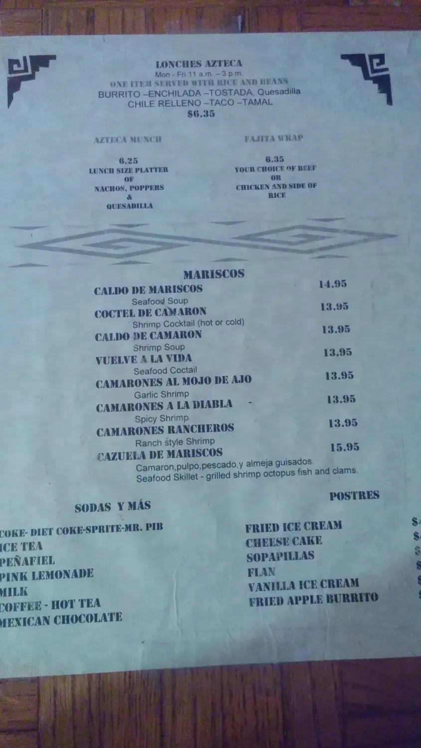 Menu 6