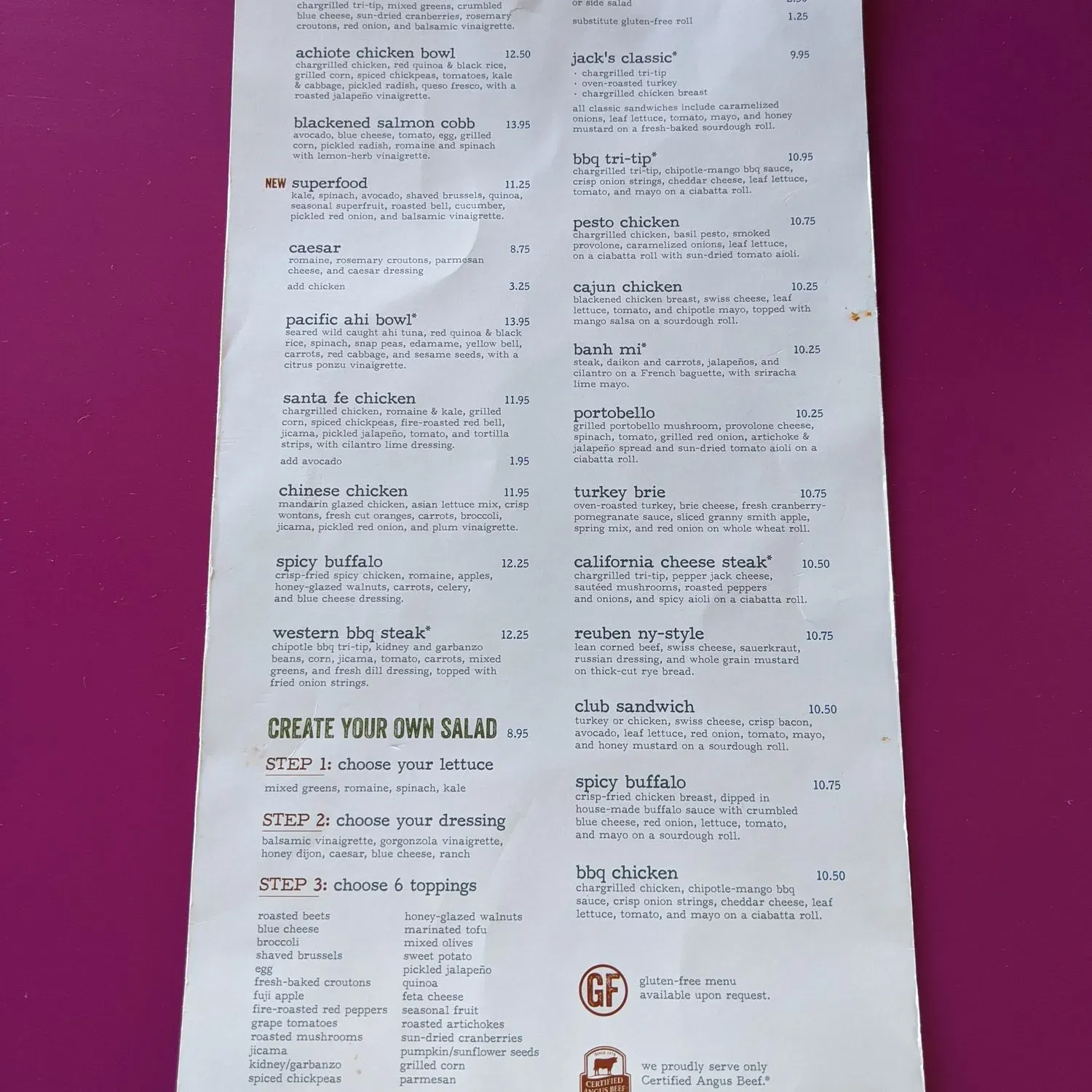 Menu 3