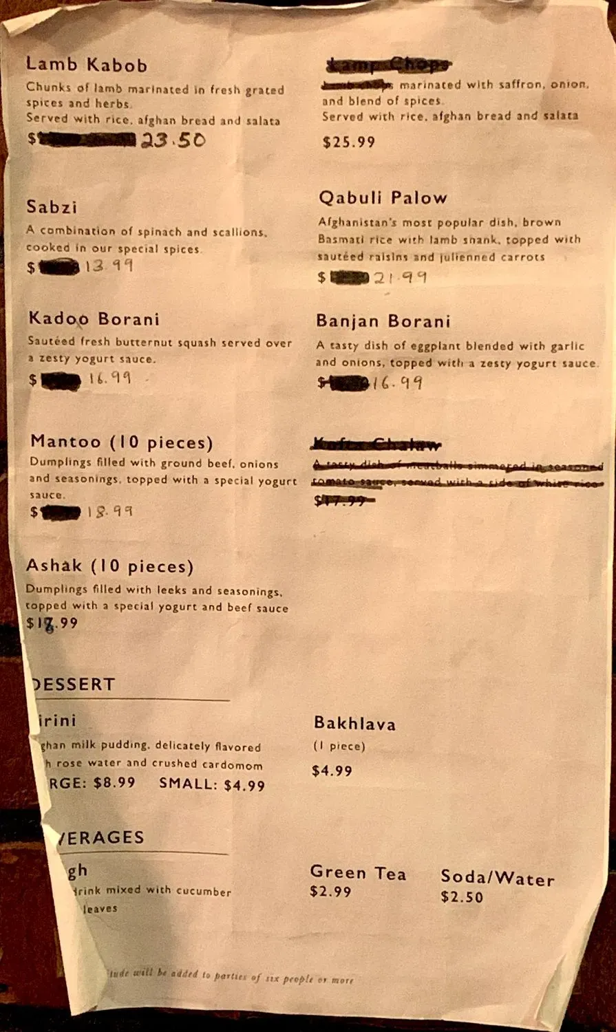 Menu 3