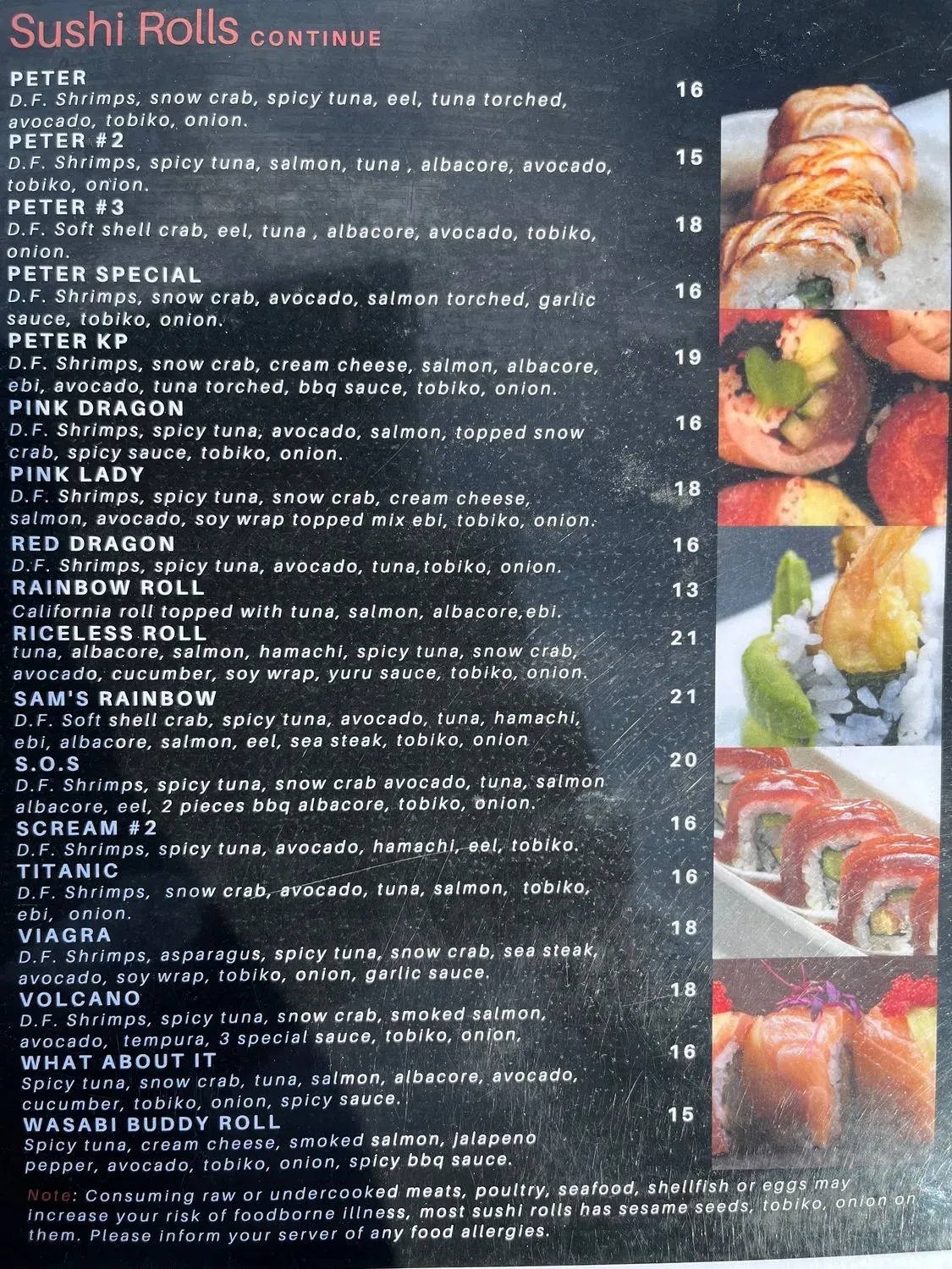 Menu 2