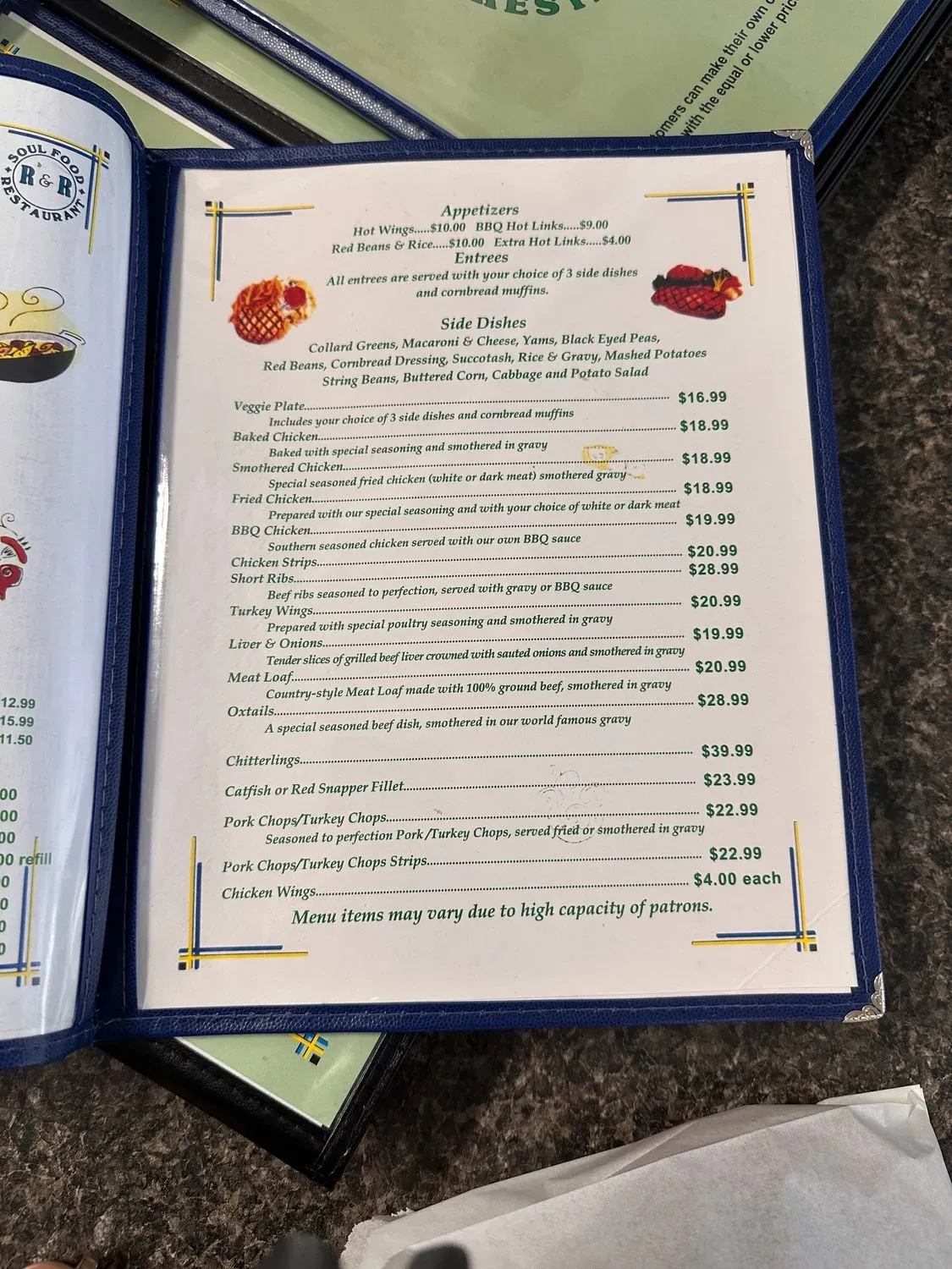 Menu 5