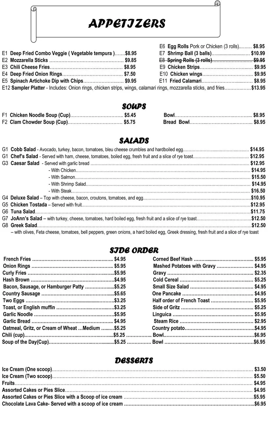 Menu 3