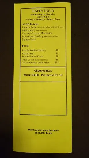 Menu 5