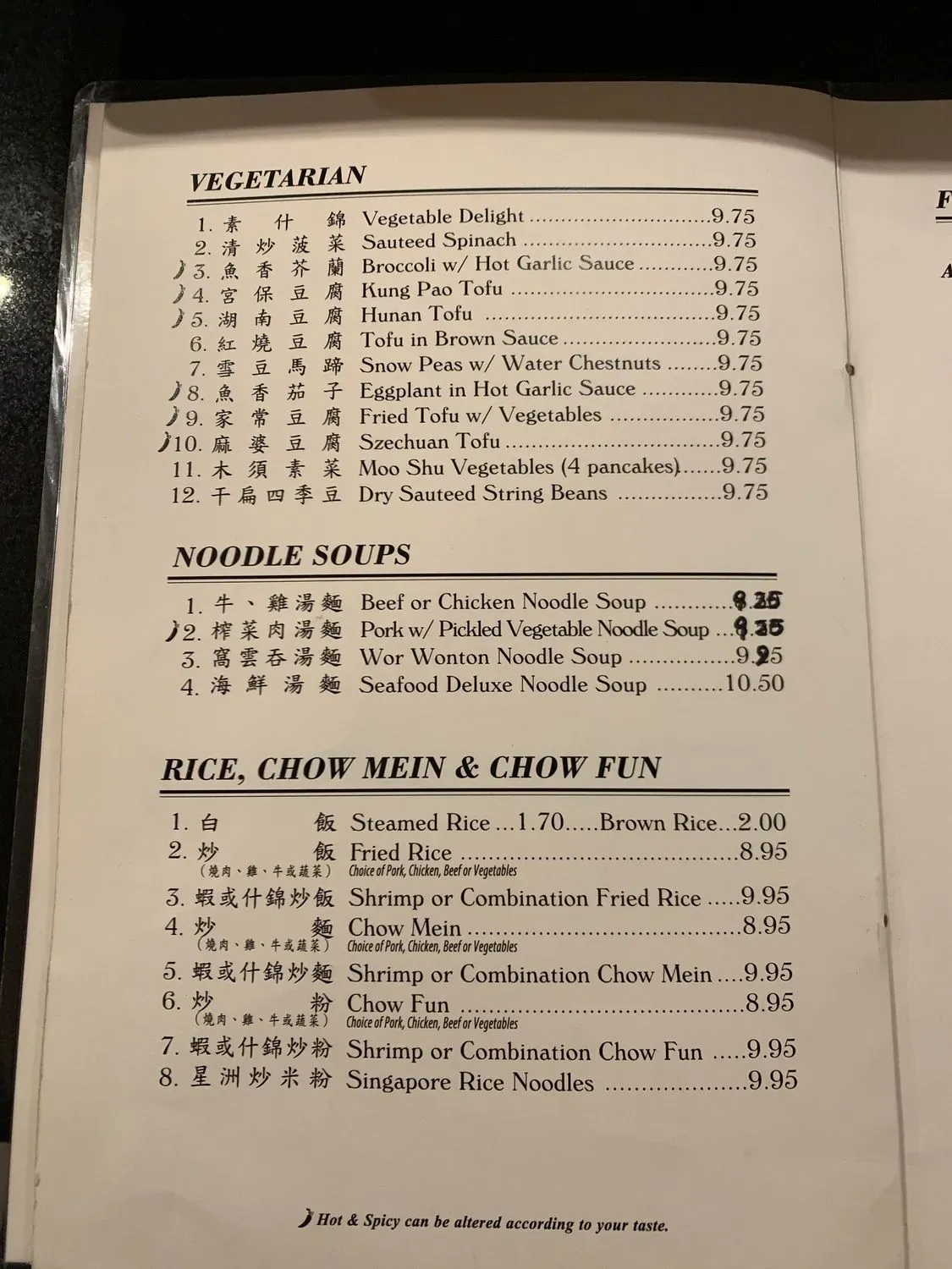 Menu 2