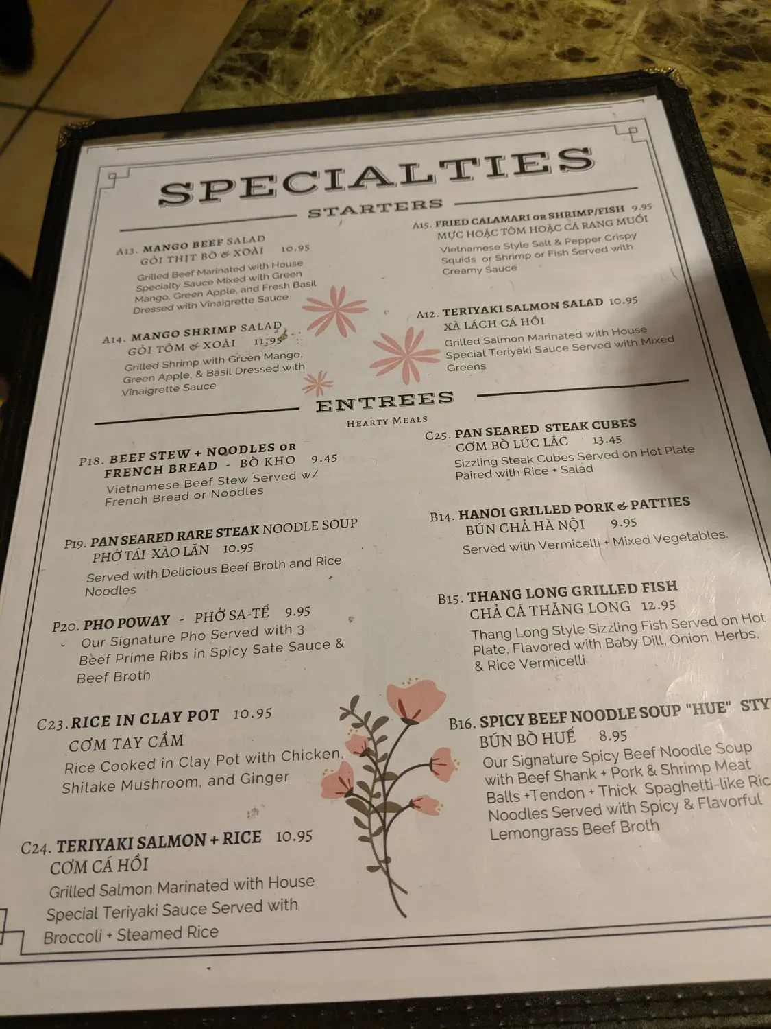 Menu 6