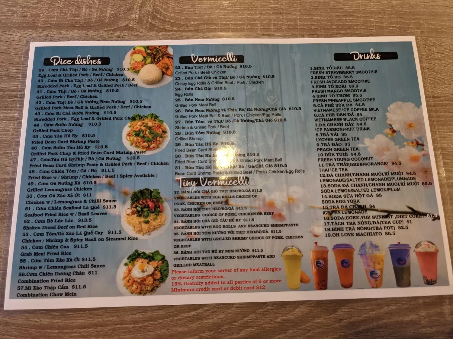 Menu 6