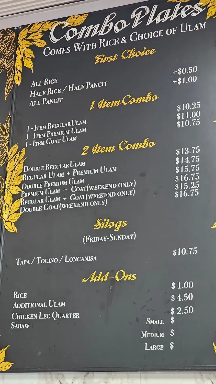 Menu 5