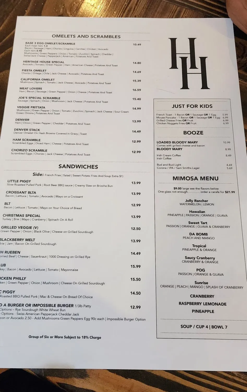 Menu 3