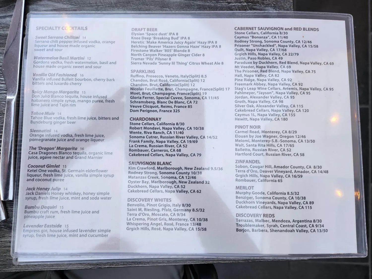 Menu 6