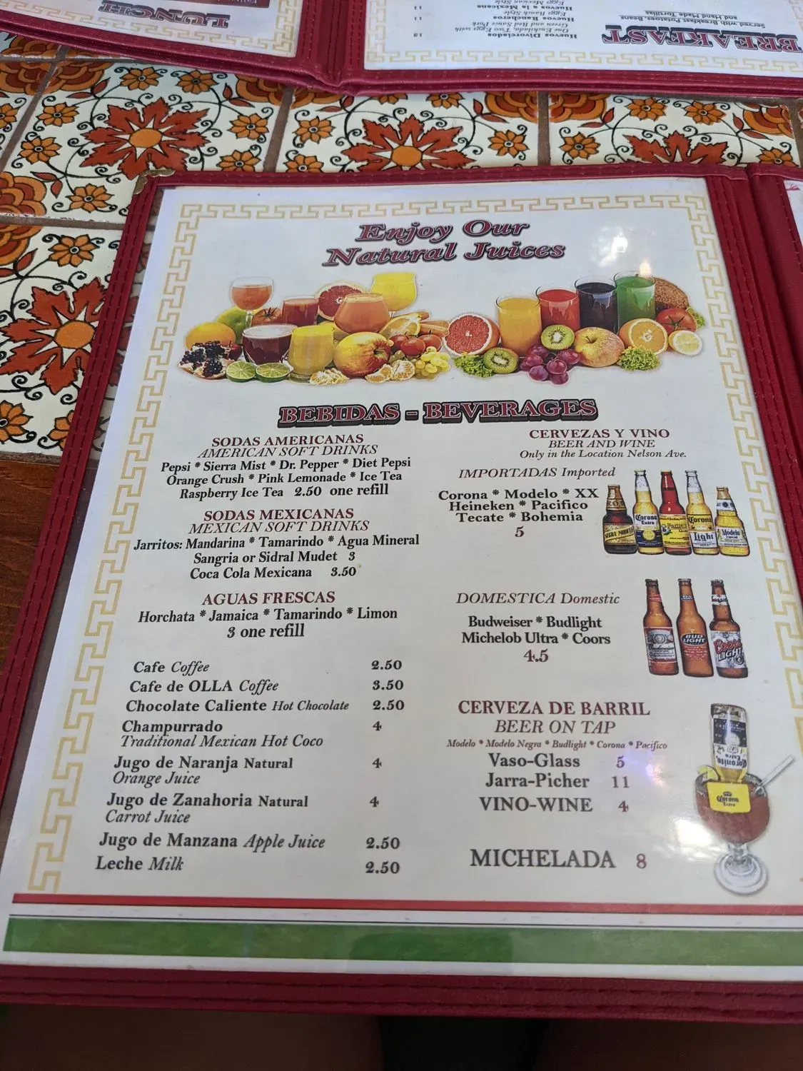 Menu 3