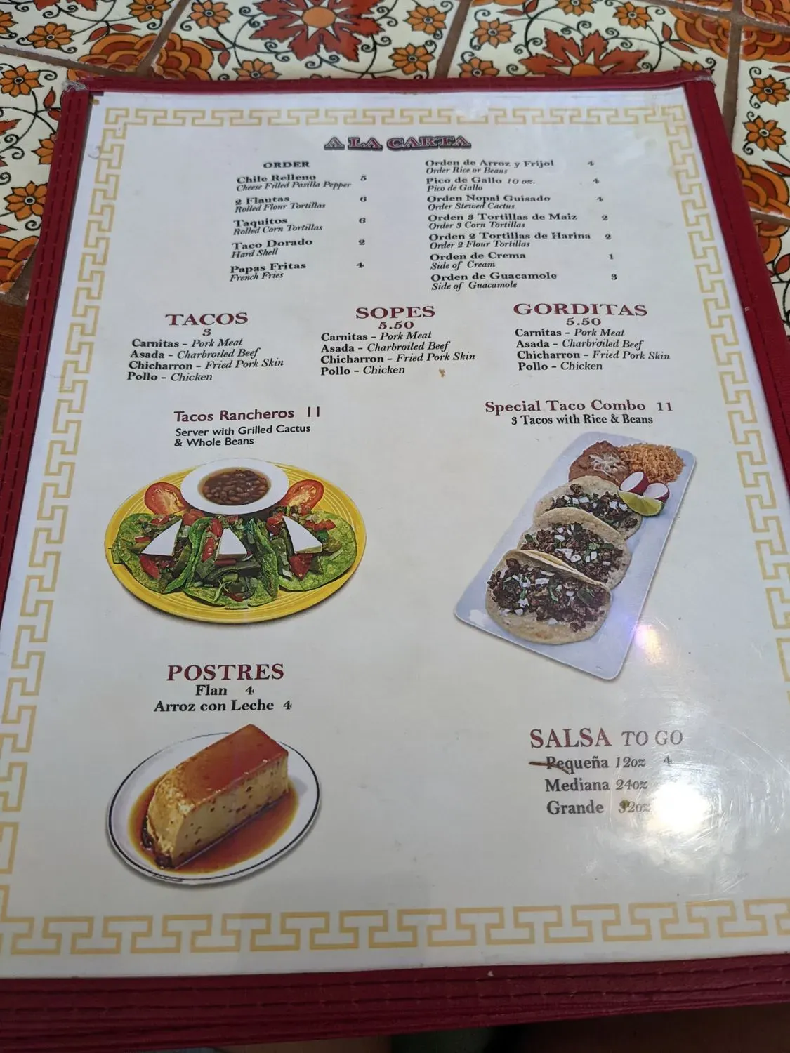 Menu 6