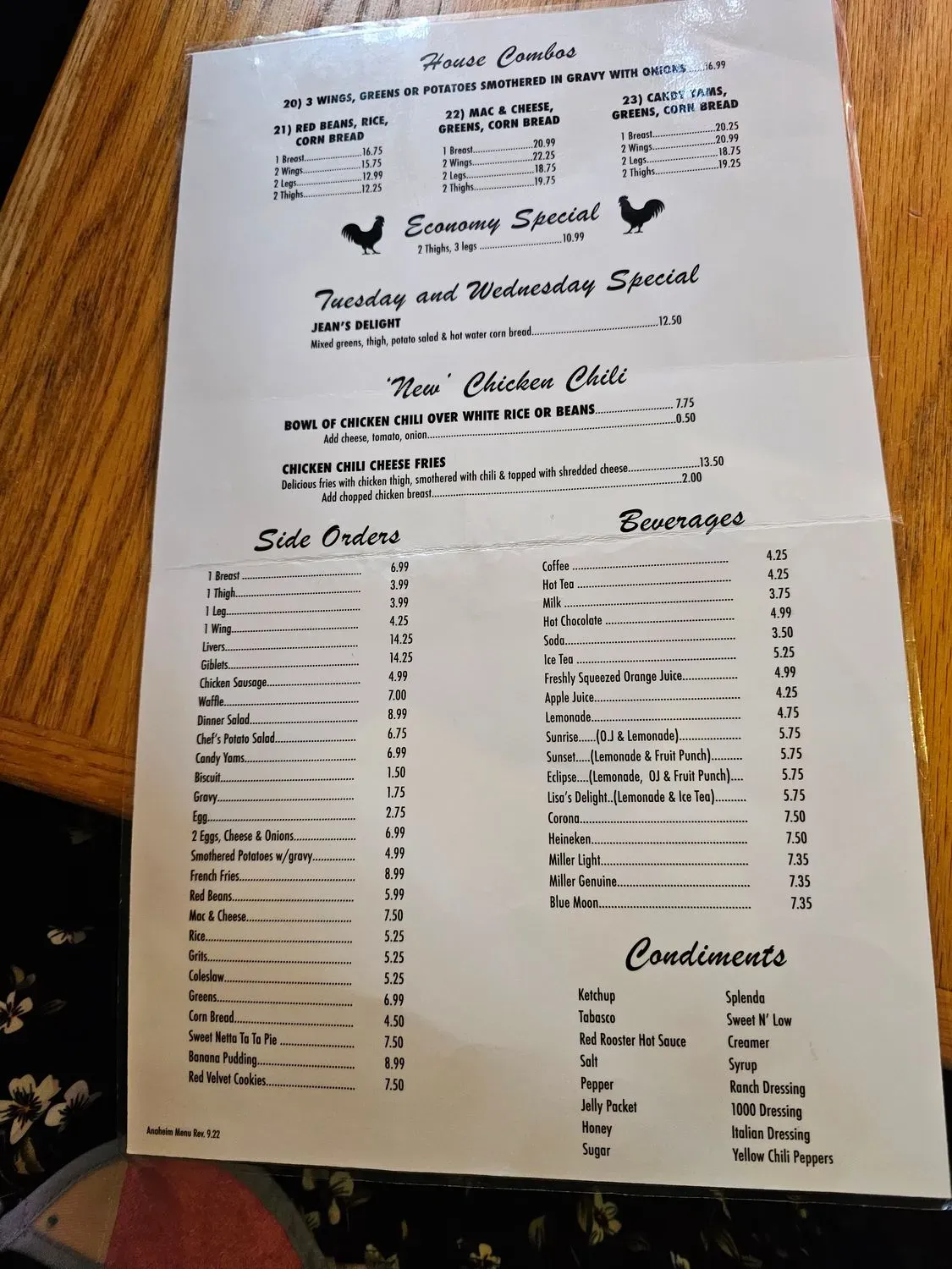 Menu 6