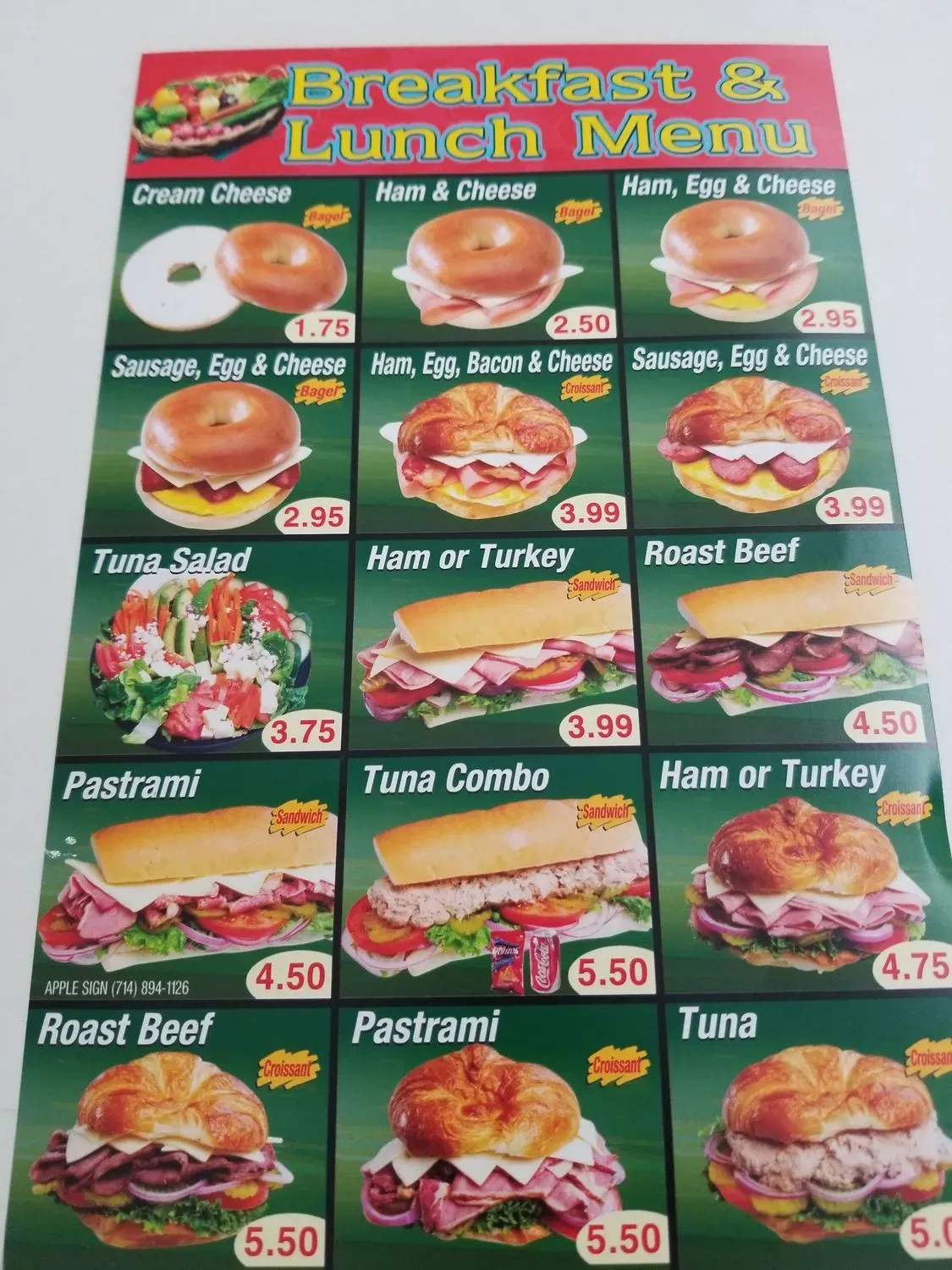 Menu 2