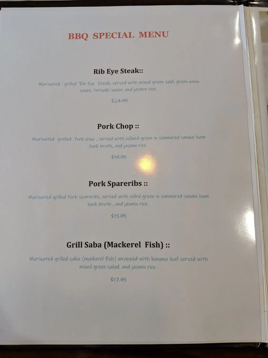 Menu 2