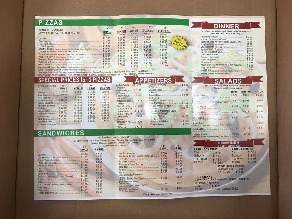 Menu 2