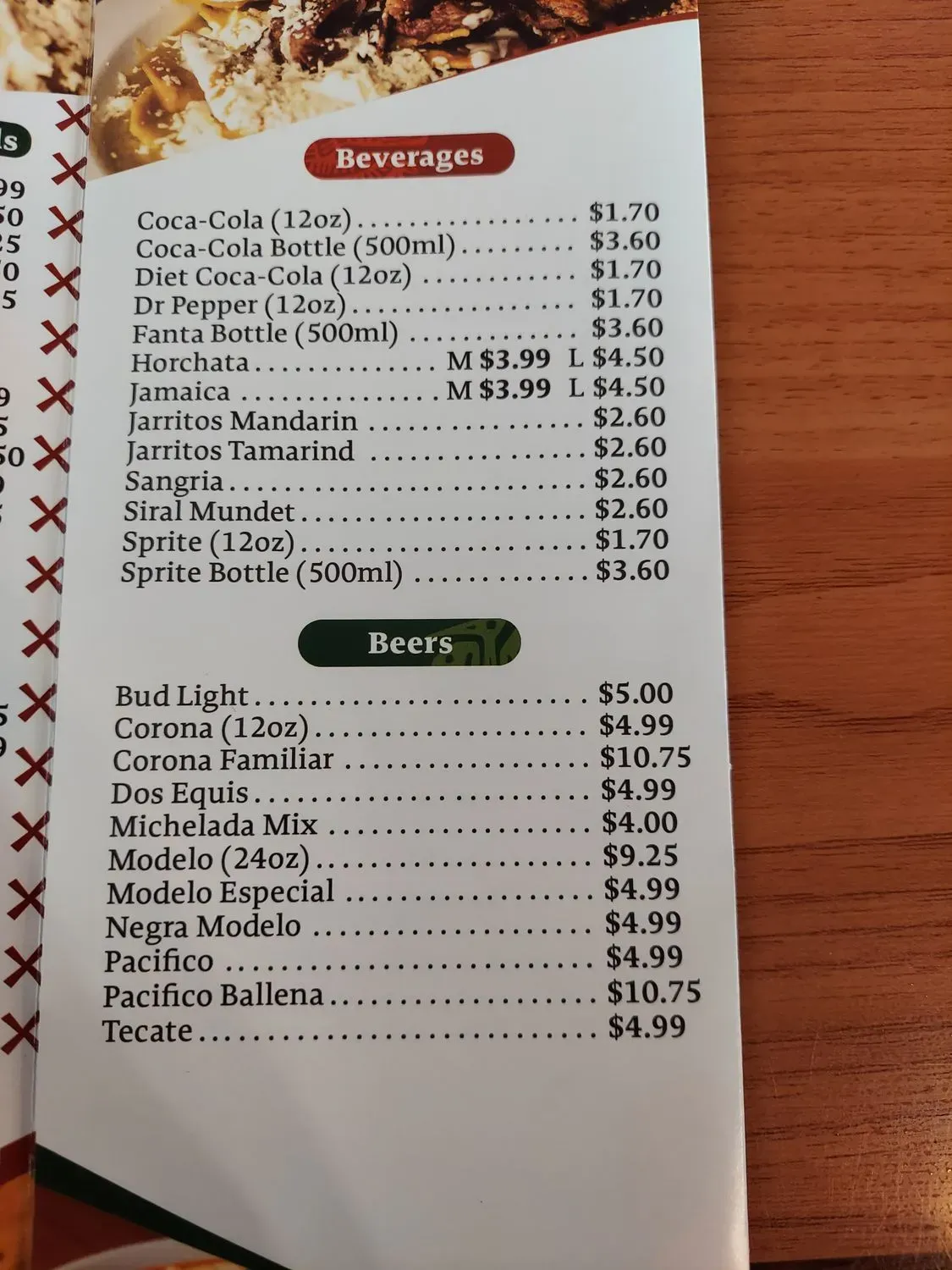 Menu 4