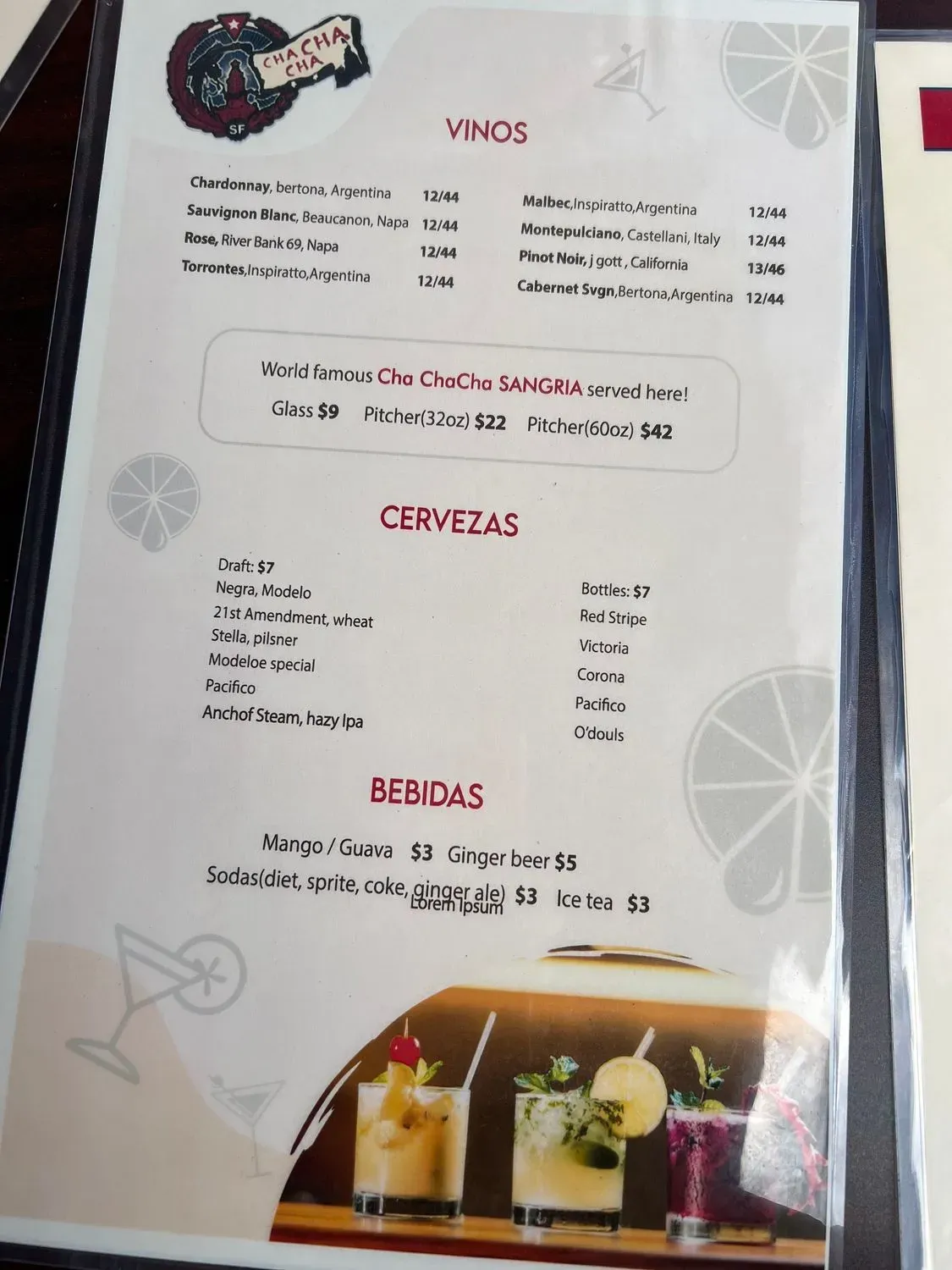 Menu 5