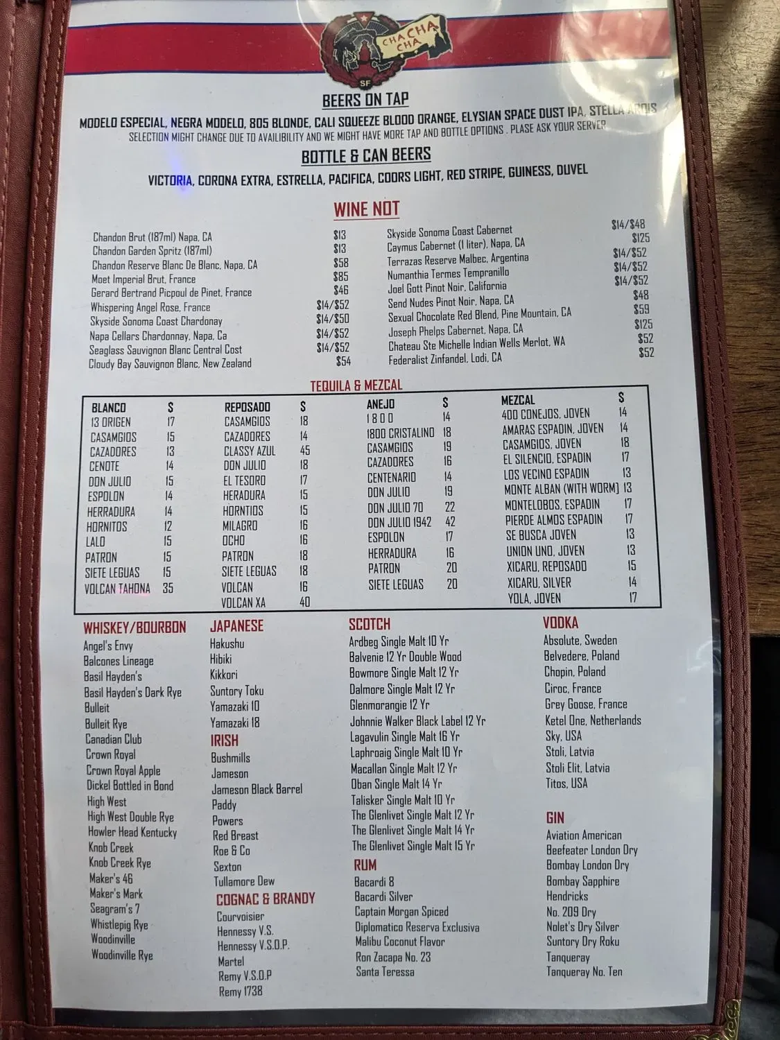 Menu 4