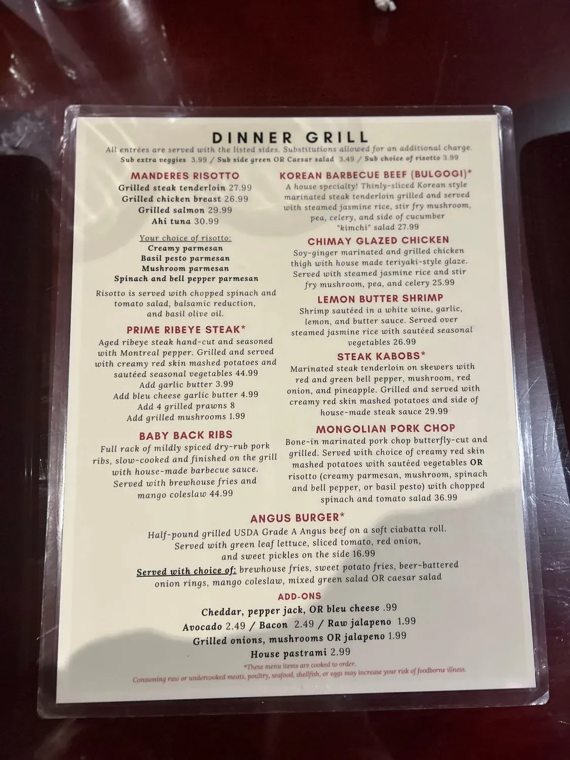 Menu 3