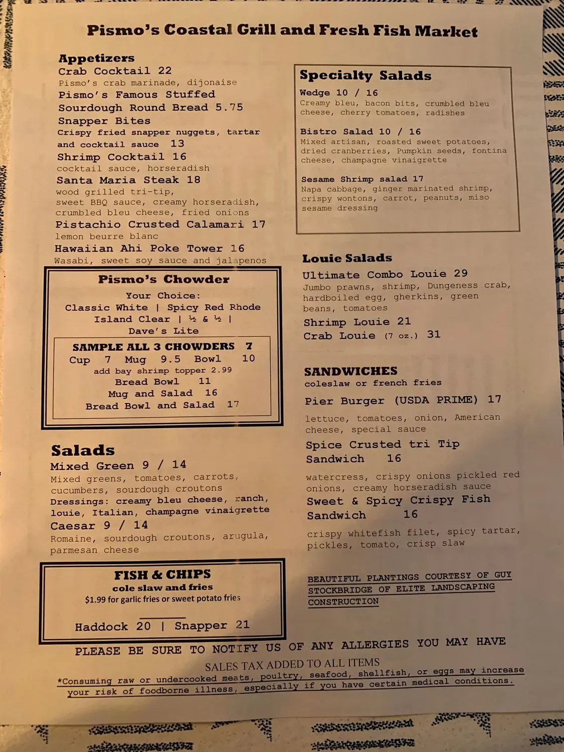 Menu 6