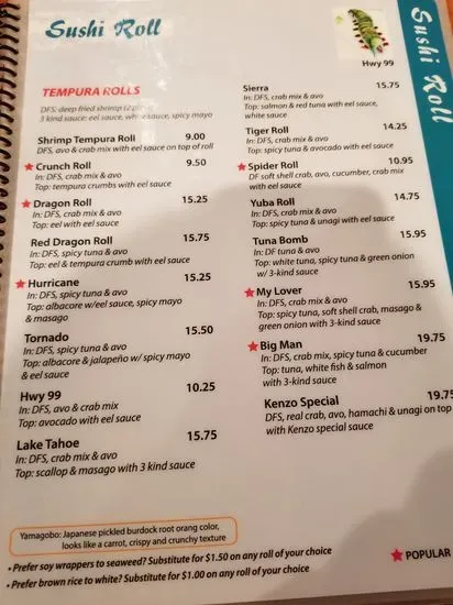 Menu 6