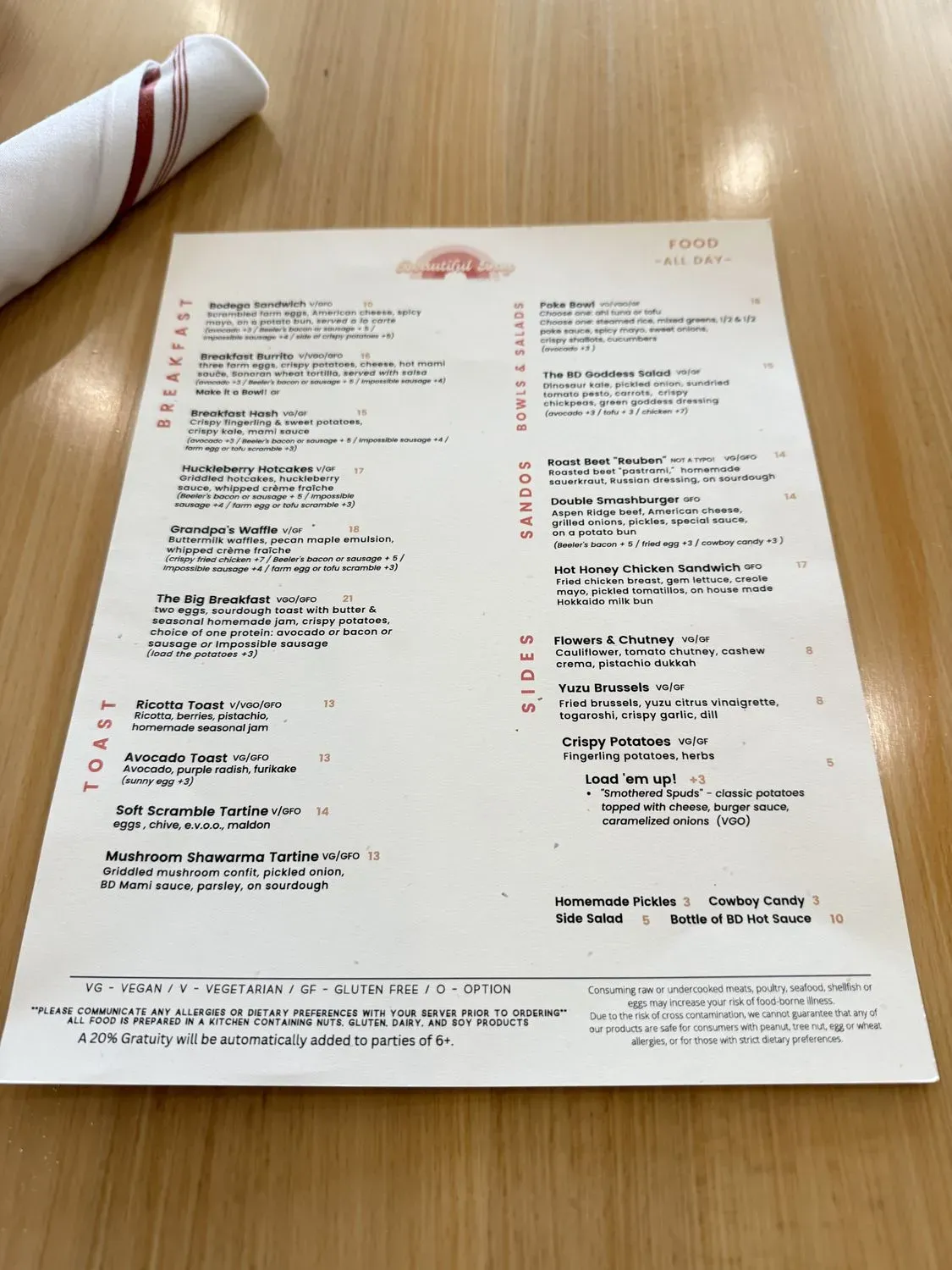 Menu 2