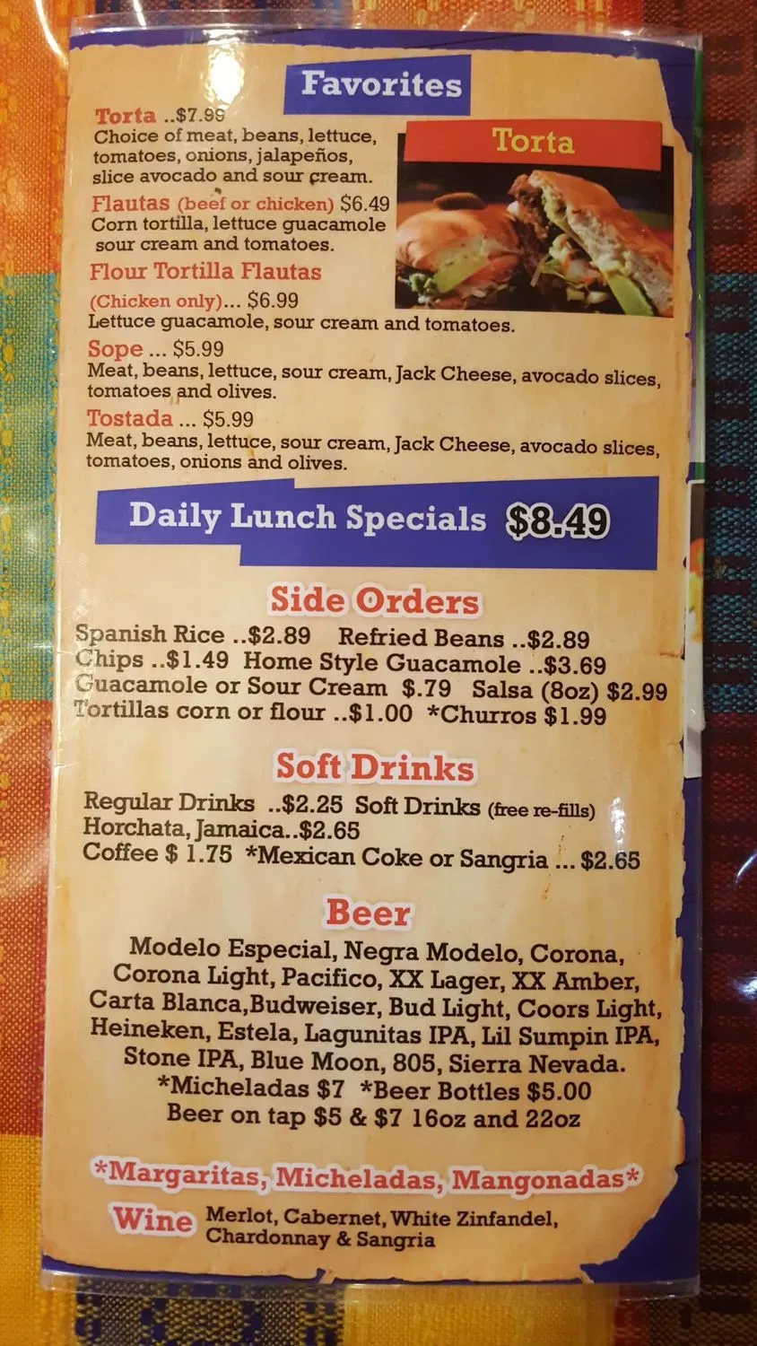 Menu 2