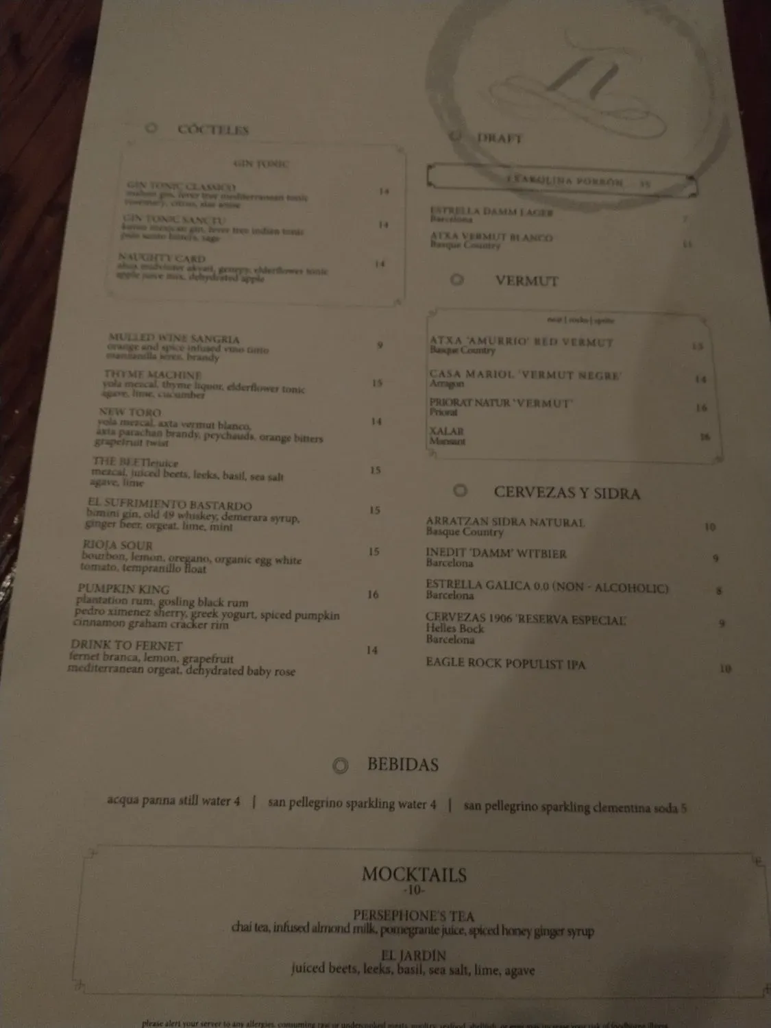 Menu 6