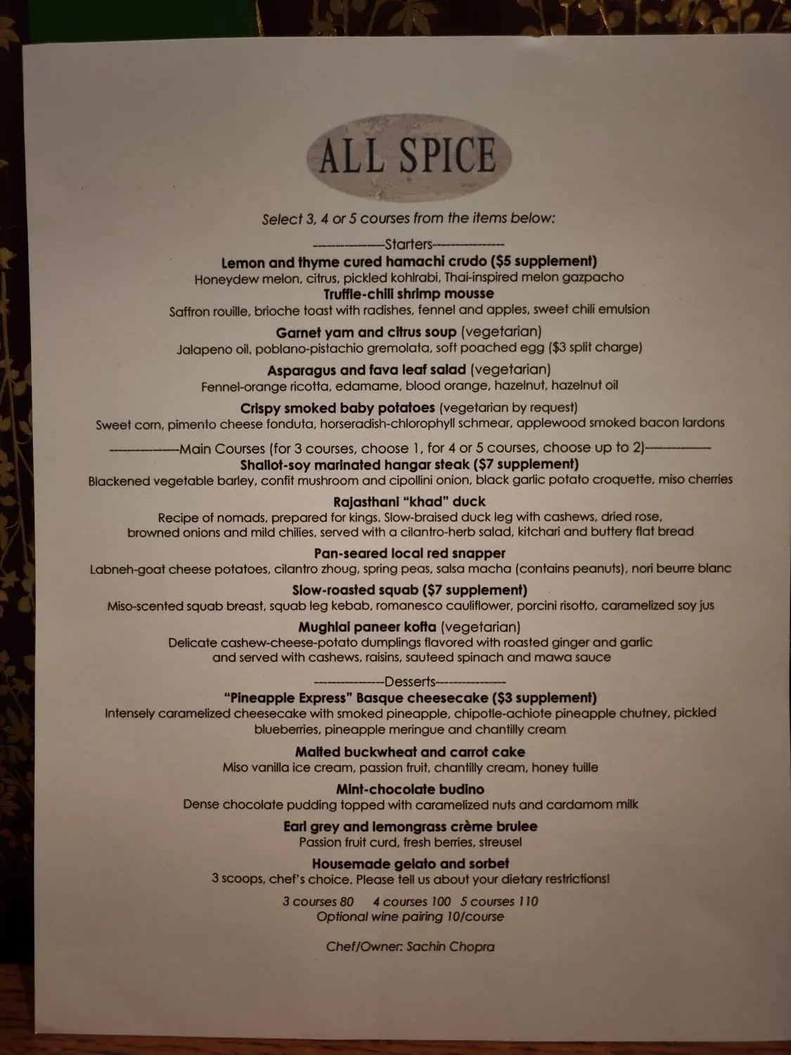 Menu 6