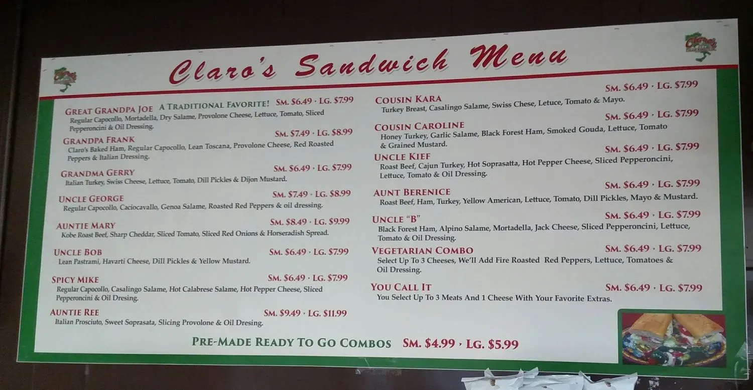 Menu 5