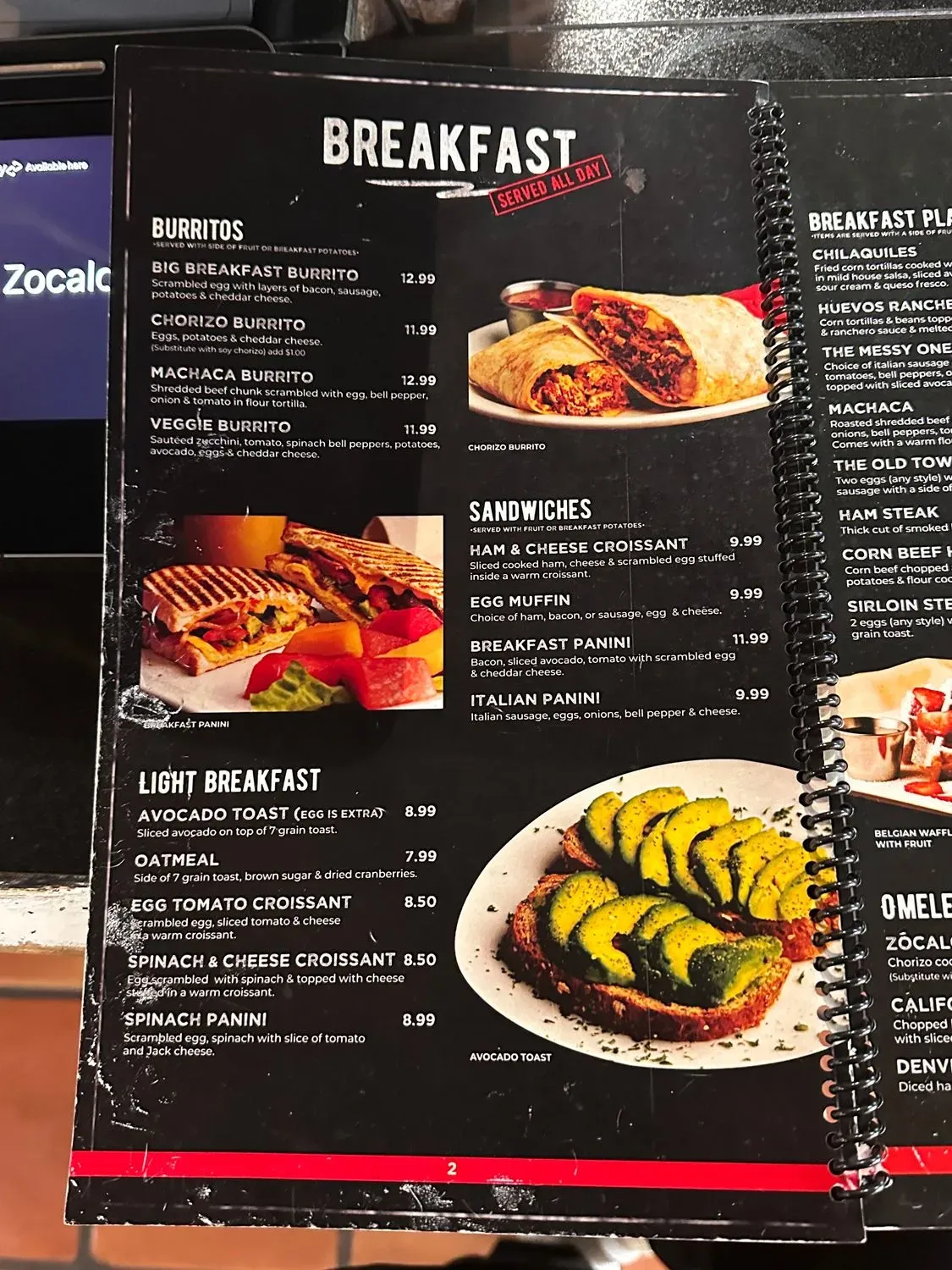 Menu 4