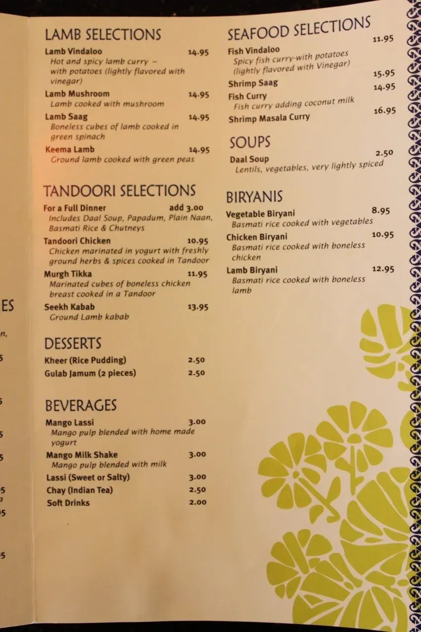 Menu 6