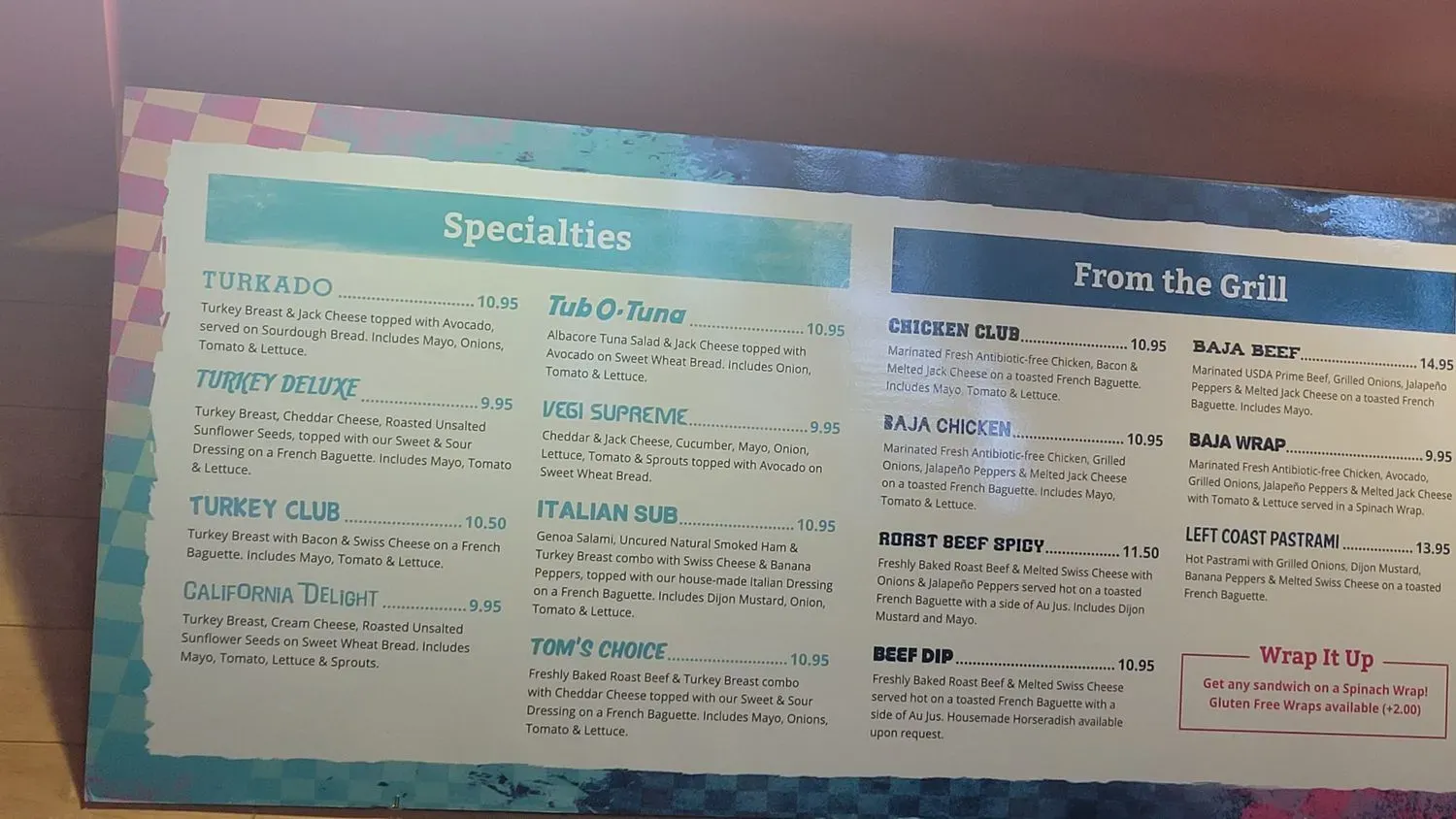 Menu 3