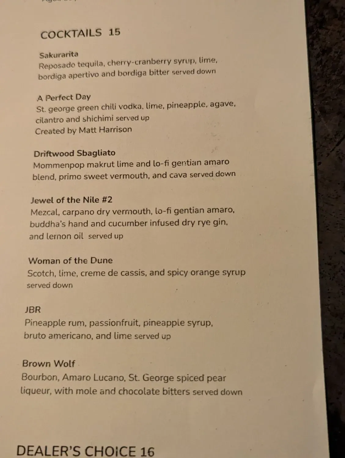 Menu 4