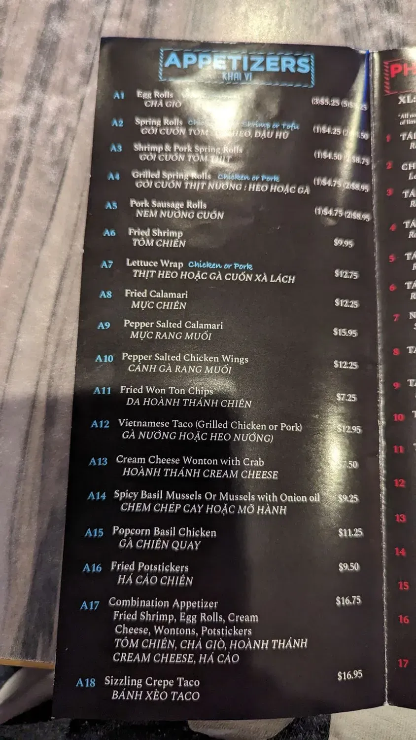 Menu 6