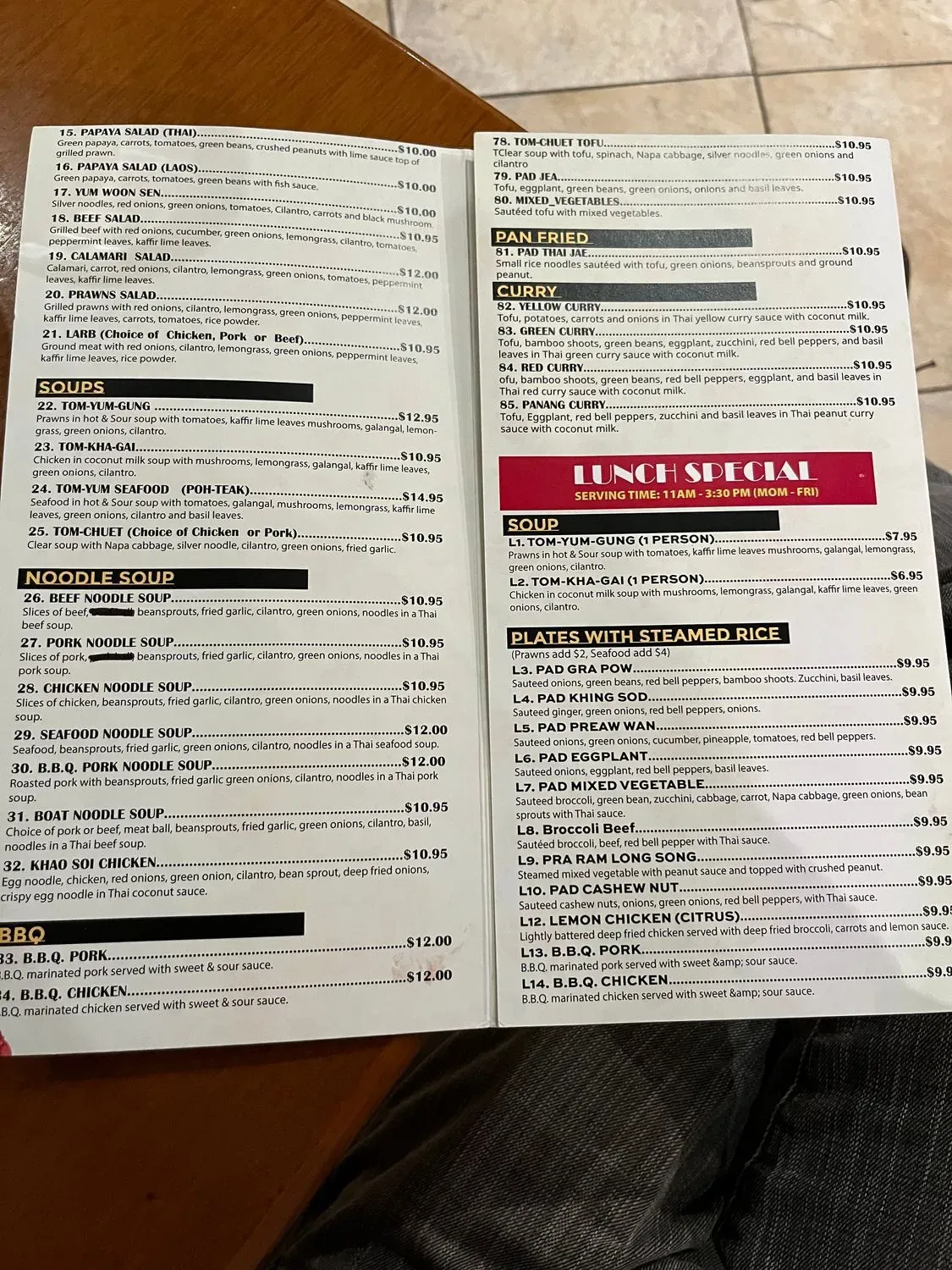 Menu 5