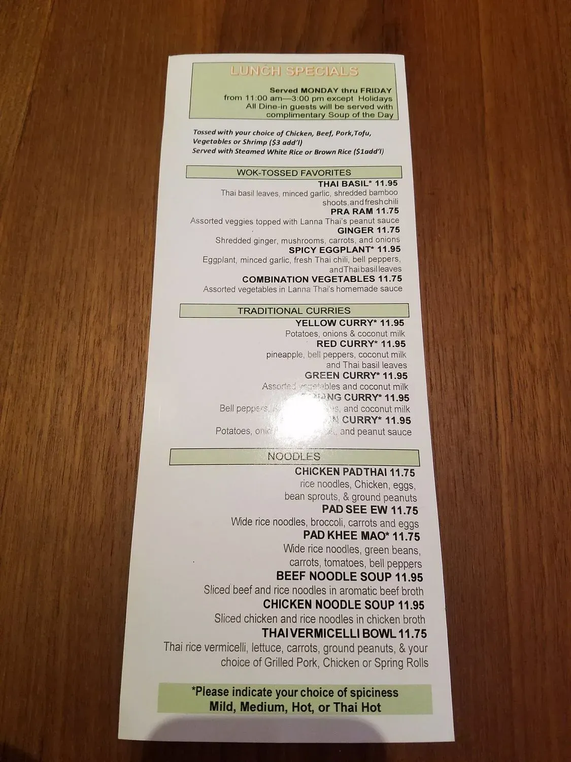 Menu 6