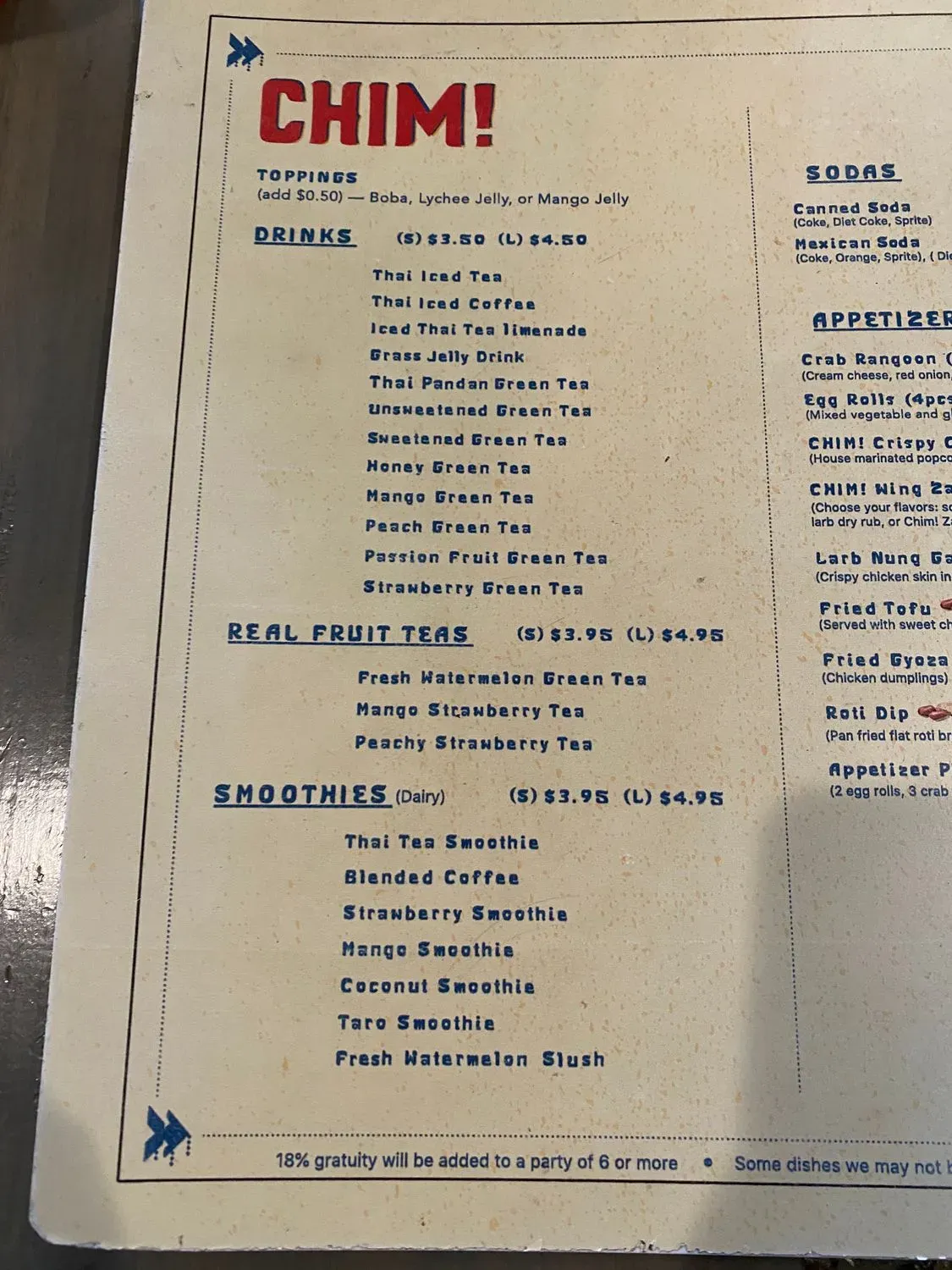 Menu 3