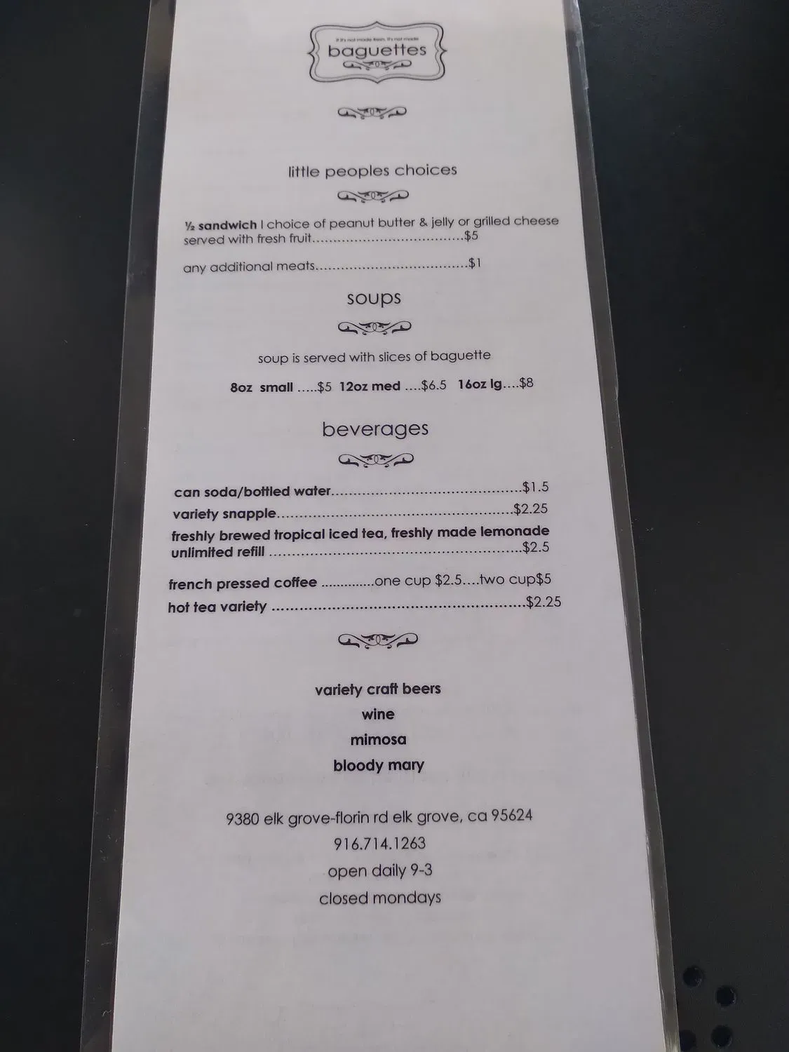 Menu 2