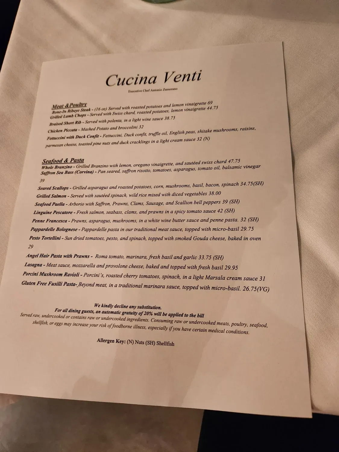 Menu 6