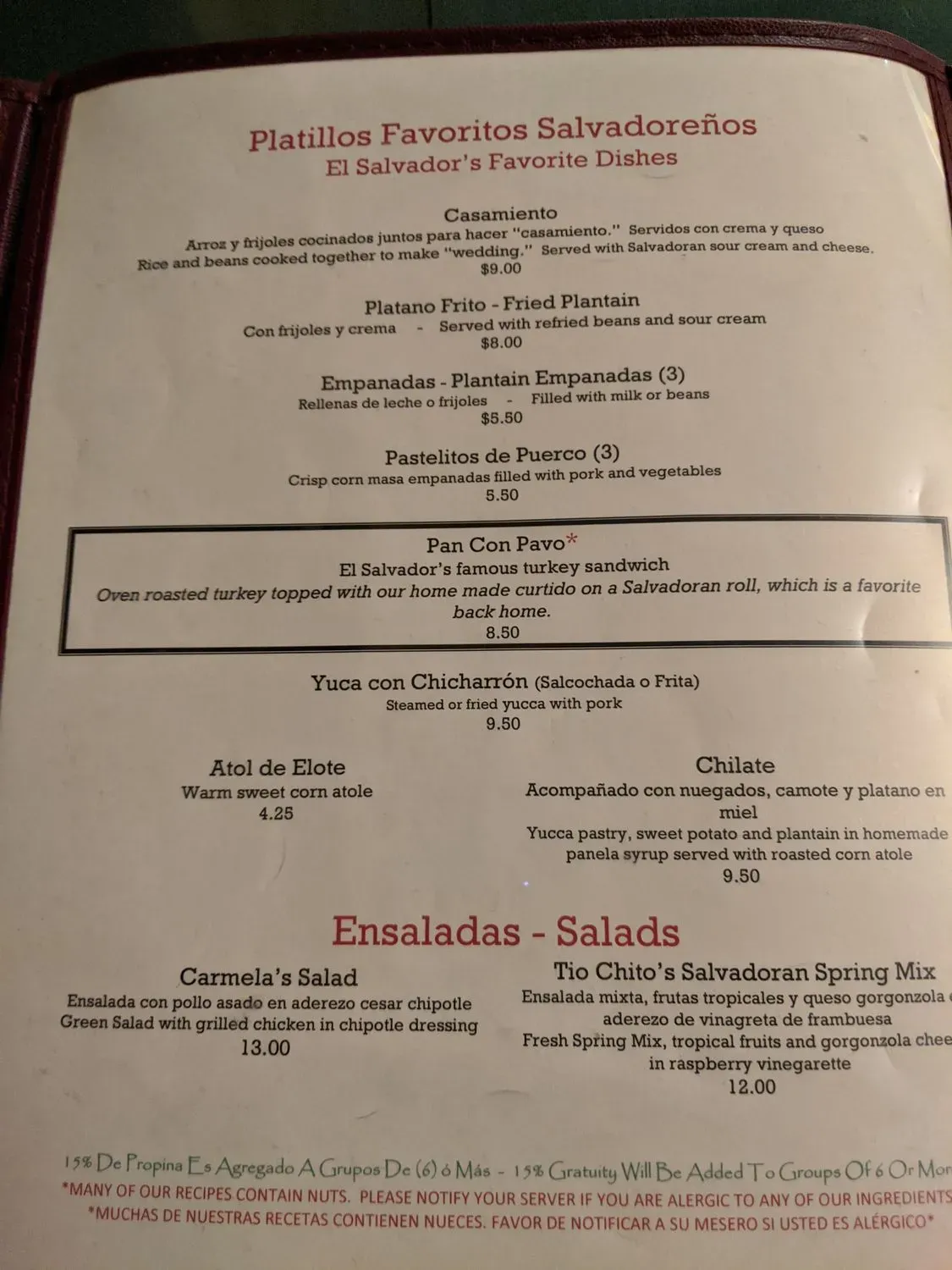 Menu 3